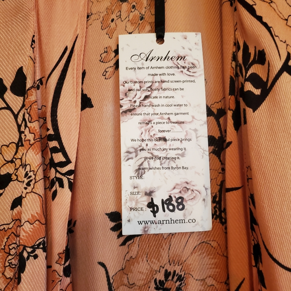 Arnhem Long Kimono Robe - Picture 3 of 6